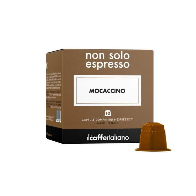 Picture of Italian Coffee Espresso Compatible with Nespresso Mocaccino IL Caffe Italiano – 10 Capsules