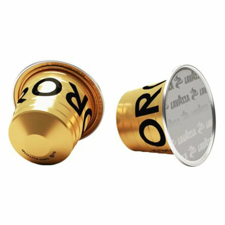 Picture of Lavazza Qualita Oro Aluminum Capsules Compatible With Nespresso - 10 Capsules