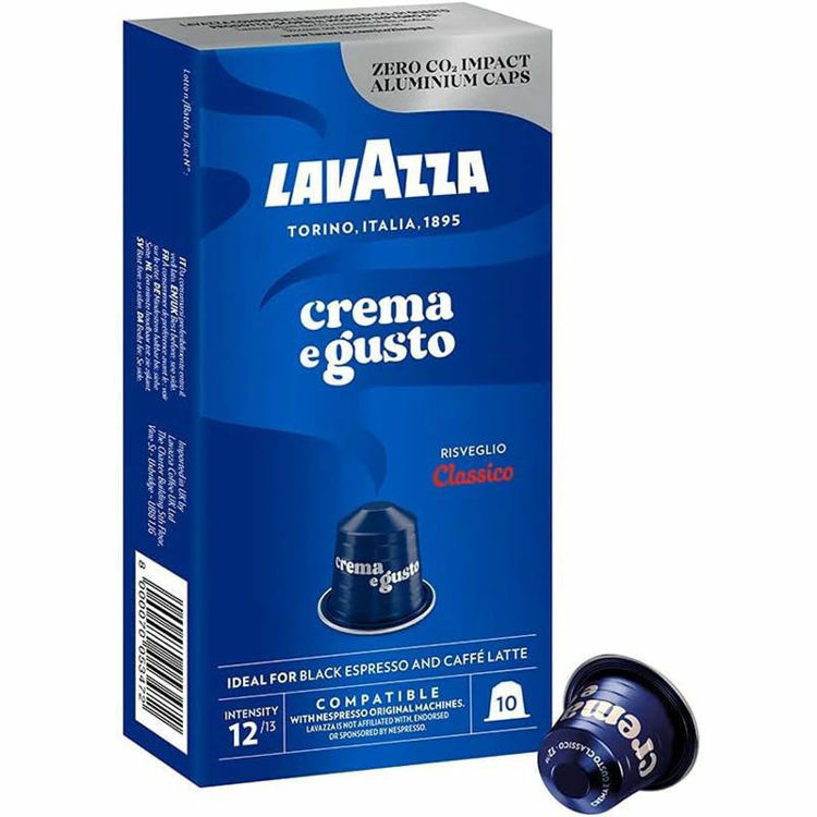 Picture of Lavazza Crema e Gusto Aluminium Capsules Compatible With Nespresso - 10 Capsules