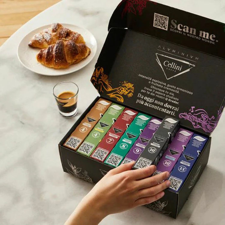 Picture of Tasting Kit Compatible with Nespresso Cellini 8 Varieties - 80 Capsules