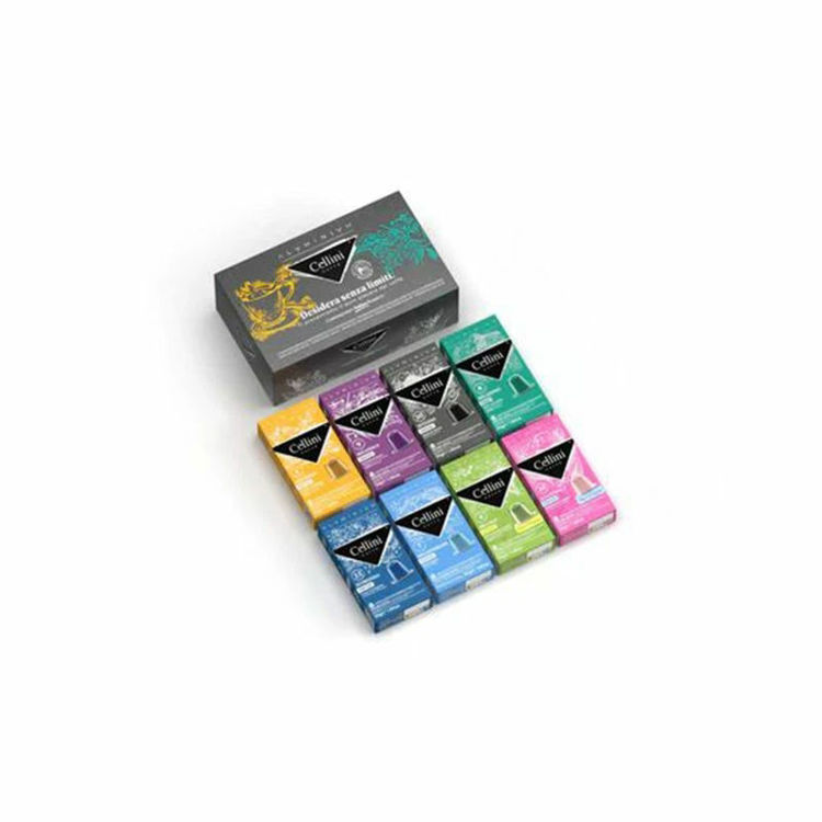 Picture of Tasting Kit Compatible with Nespresso Cellini 8 Varieties - 80 Capsules